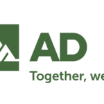 AD green logo with mountain image