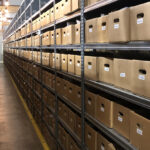 boxes on shelves in the anyseals warehouse