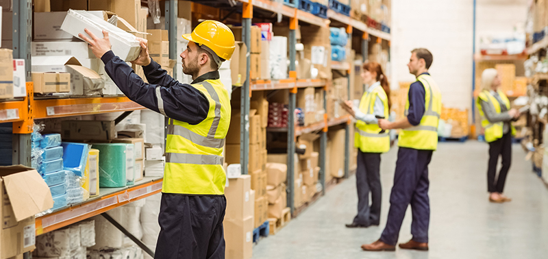 warehouse workers