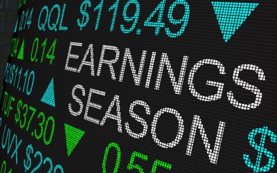 Earnings Season Company Reports Stock Market Ticker Words 3d Illustration