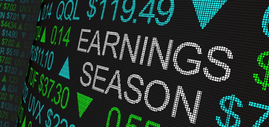 Earnings Season Company Reports Stock Market Ticker Words 3d Illustration