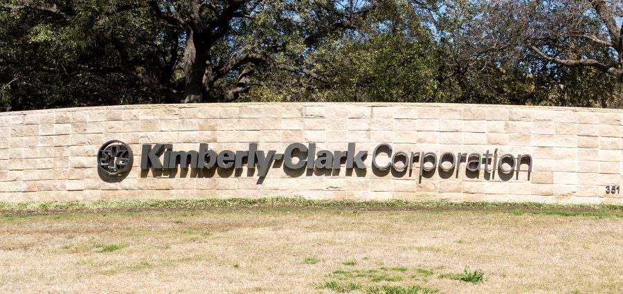 Irving,  Texas, USA - March 20, 2022: Kimberly-Clark Corporation