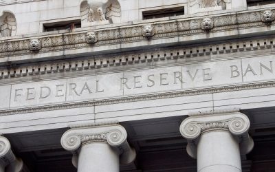 The facade of the Federal Reserve Bank.