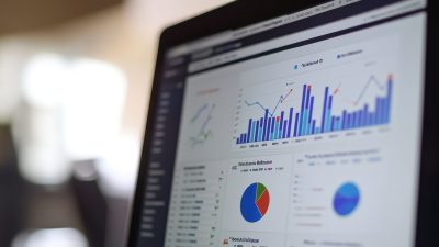 e-commerce dashboard displaying sales analytics