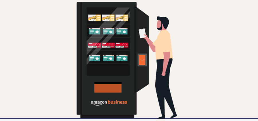 Amazon Business restock machine