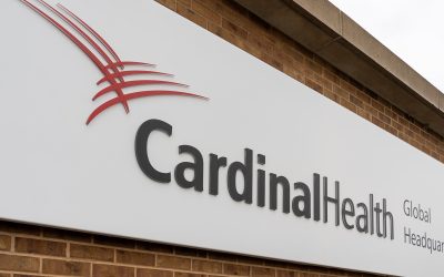 Dublin, Ohio, USA - December 27, 2021: CardinalHealth sign at th