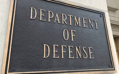 River entrance of the US Department of Defense.