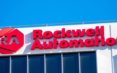 Rockwell Automation sign, logo on the facade of Silicon Valley office - San Jose, California, USA - 2021