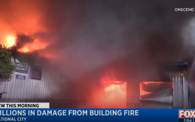 A 3-alarm fire late Monday night destroyed the Commerce City, California, warehouse of Western Hose & Gasket, a WestFlex company.