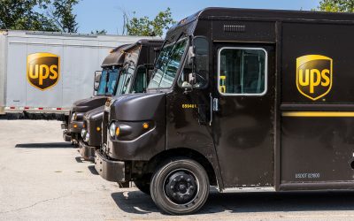 Kokomo - Circa August 2017: United Parcel Service Delivery Truck. UPS is the World's Largest Package Delivery Company VI