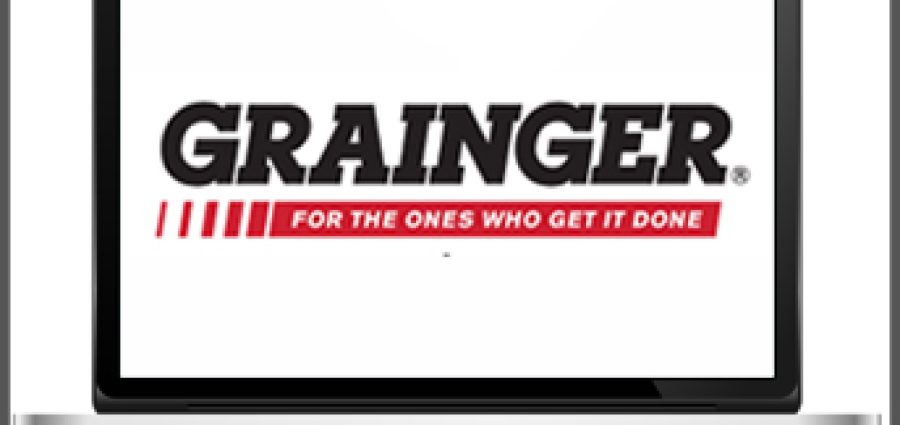 Grainger logo on a screen